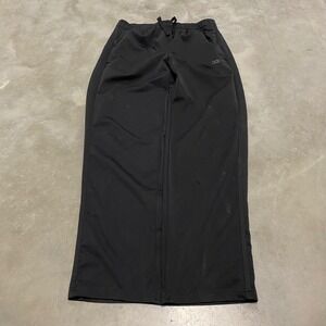 Adidas Black Track Pants Mens Large 3 Stripe Athletic Training Joggers